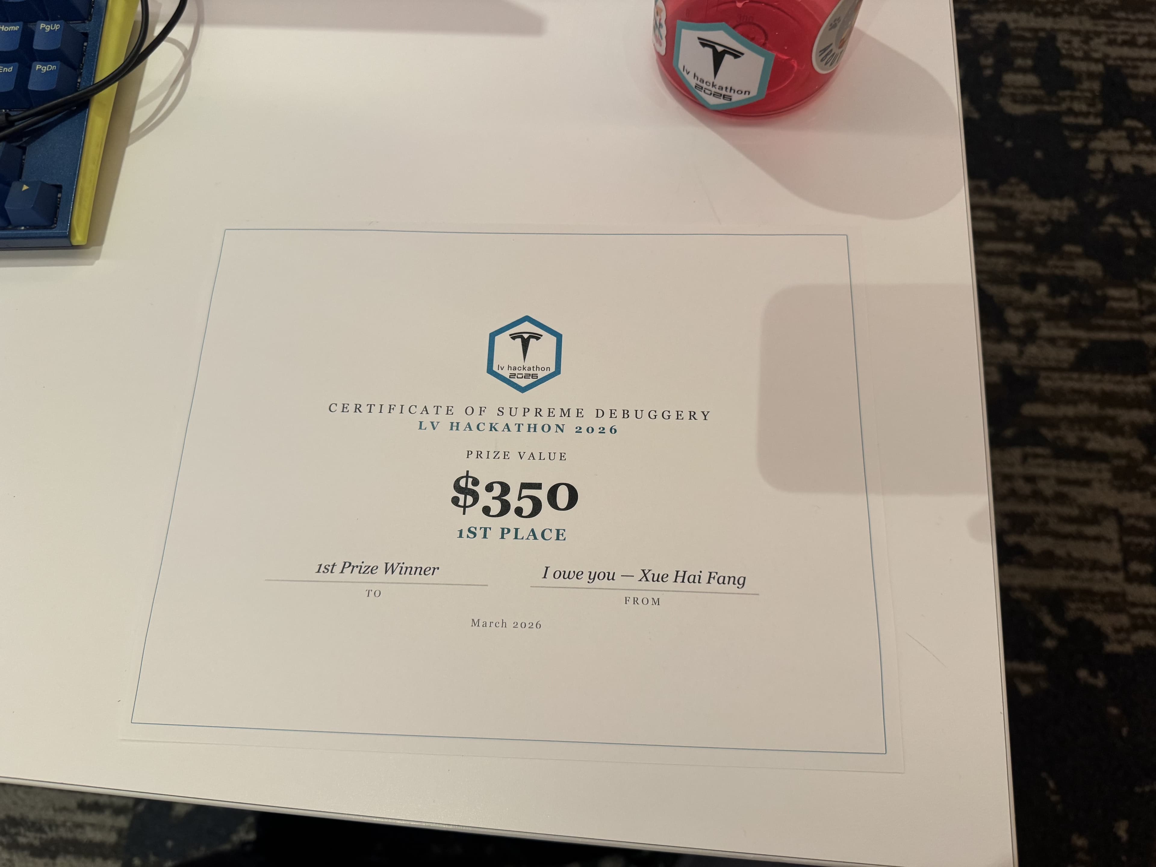 Tesla LV-Org Hackathon